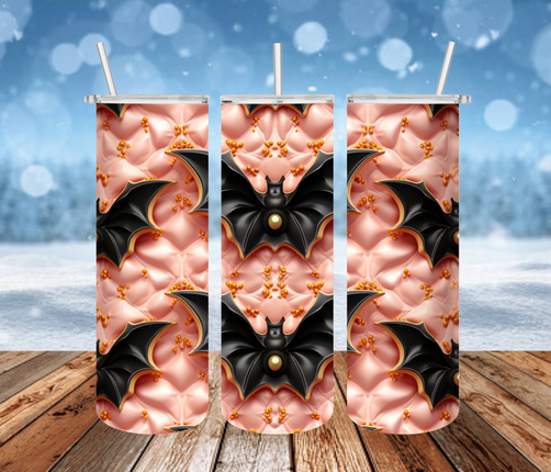 Jeweled Bat 3D Tumbler