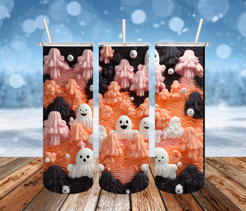 Ghosts 3D Tumbler
