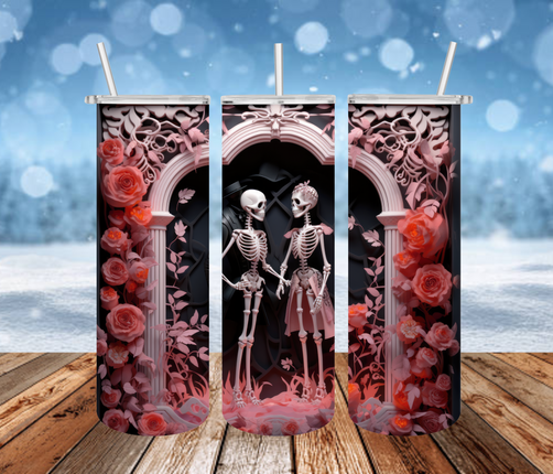 Skeletons at the Park 3D Tumbler