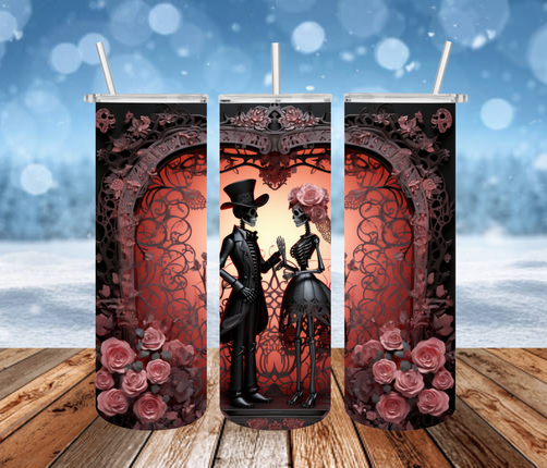 Victorian Skeletons 3D Tumbler