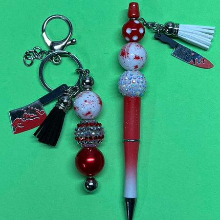 Horror Theme Beaded Pens