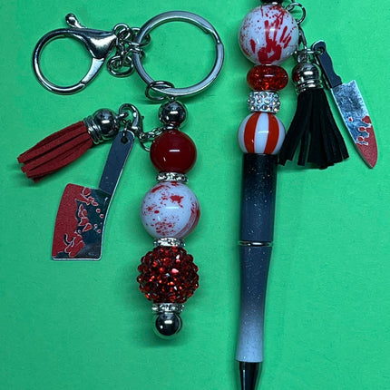 Horror Theme Beaded Pens