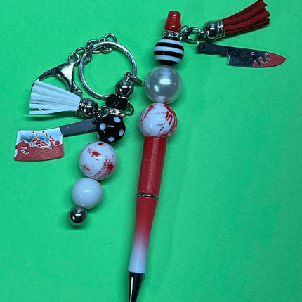Horror Theme Beaded Pens