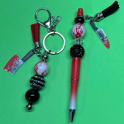 Horror Theme Beaded Pens