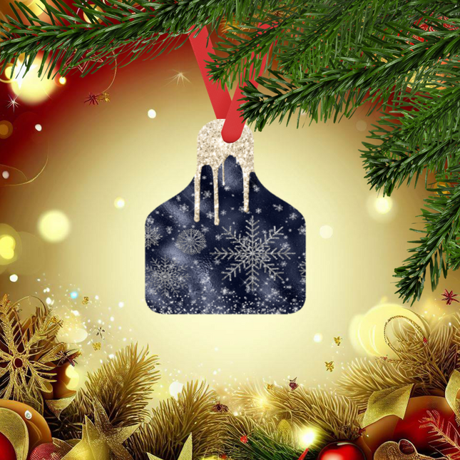 Cow Tag Ornaments