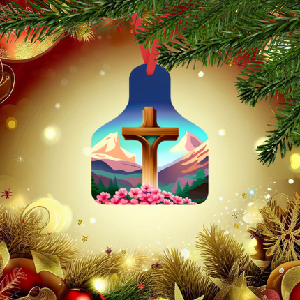 Cow Tag Ornaments