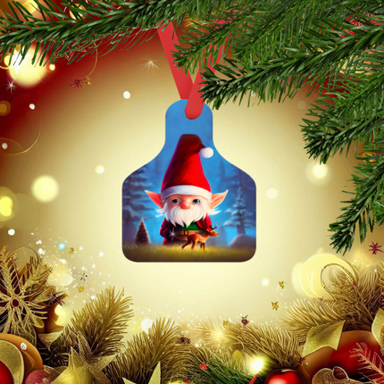 Cow Tag Ornaments