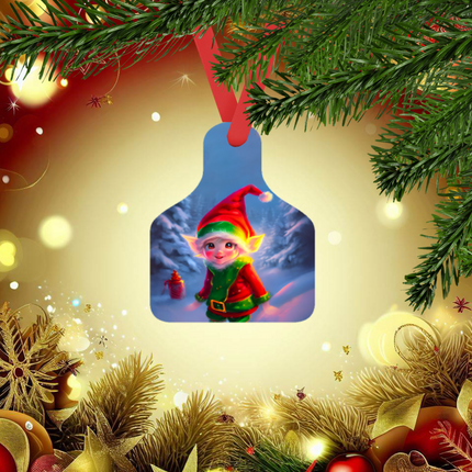 Cow Tag Ornaments