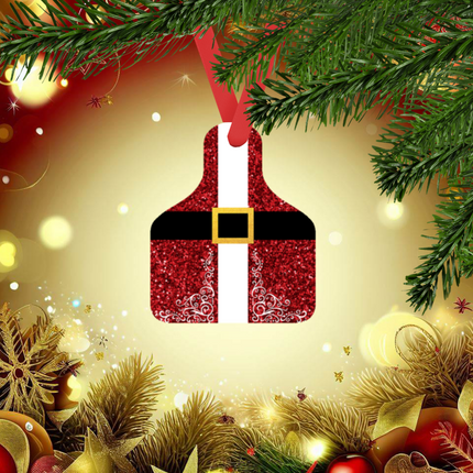 Cow Tag Ornaments