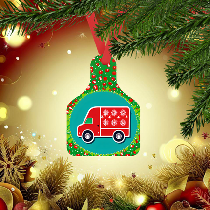Cow Tag Ornaments
