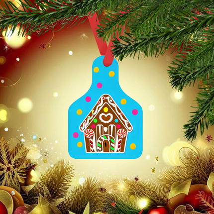 Cow Tag Ornaments