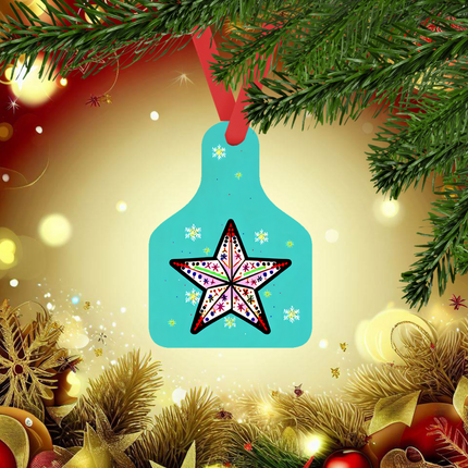 Cow Tag Ornaments