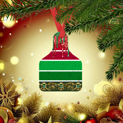 Cow Tag Ornaments