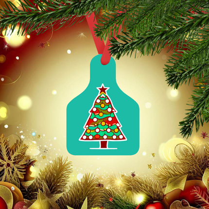 Cow Tag Ornaments