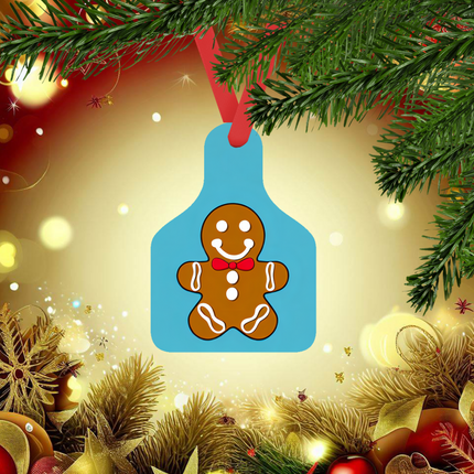 Cow Tag Ornaments