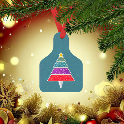 Cow Tag Ornaments