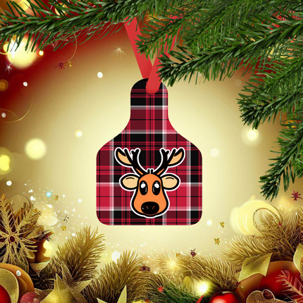 Cow Tag Ornaments