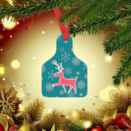 Cow Tag Ornaments