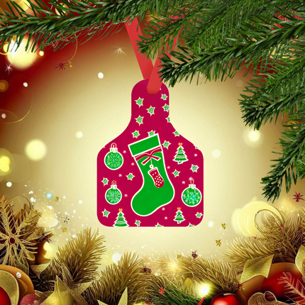 Cow Tag Ornaments