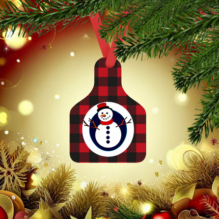 Cow Tag Ornaments