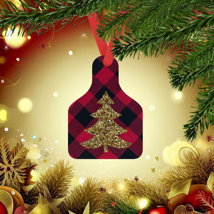 Cow Tag Ornaments
