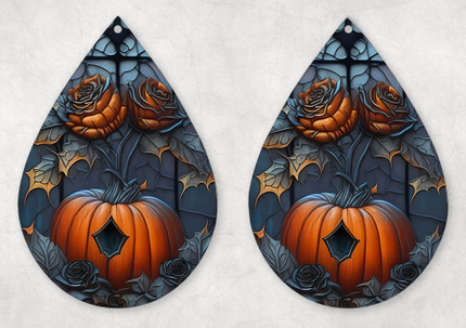 Halloween Teardrop Earrings - 31 Designs