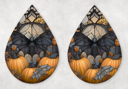 Halloween Teardrop Earrings - 31 Designs