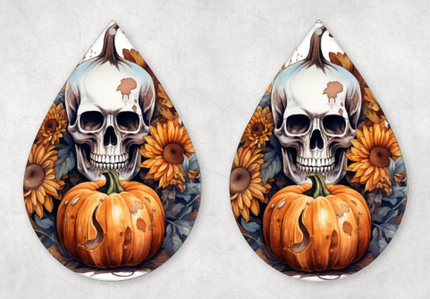 Halloween Teardrop Earrings - 31 Designs
