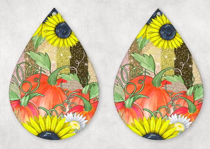 Halloween Teardrop Earrings - 31 Designs