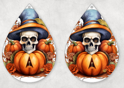Halloween Teardrop Earrings - 31 Designs