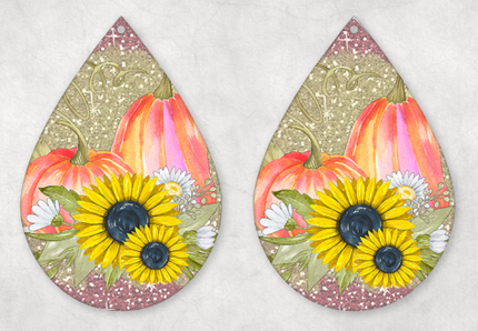Halloween Teardrop Earrings - 31 Designs