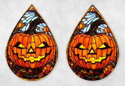 Halloween Teardrop Earrings - 31 Designs