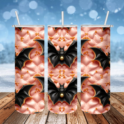 Jeweled Bat 3D Tumbler