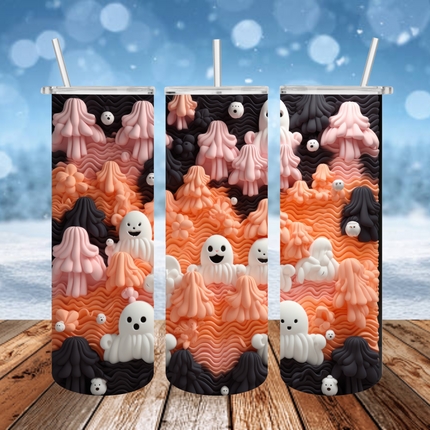 Ghosts 3D Tumbler
