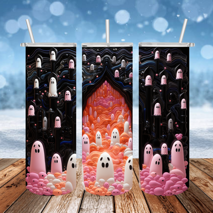 Ghosts 3D Tumbler