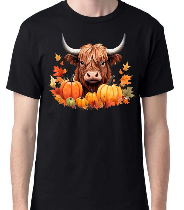 Halloween Highland Cow T-Shirt