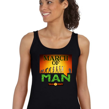 March of Man Ladies Fitted Tank Top