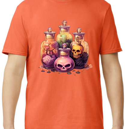 Spooky Witchy Potion Bottles T-Shirt