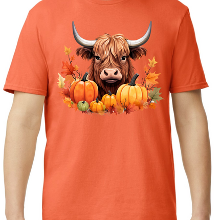 Halloween Highland Cow T-Shirt