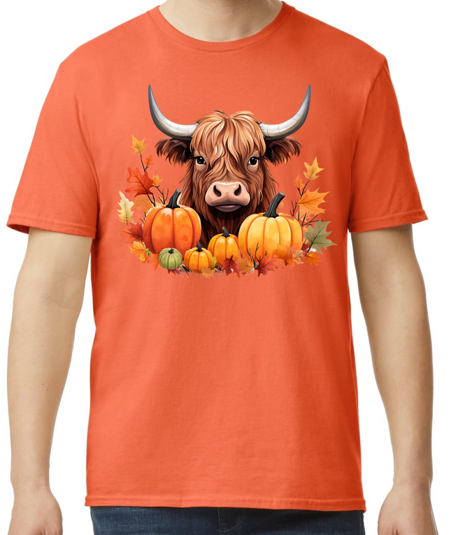 Halloween Highland Cow T-Shirt