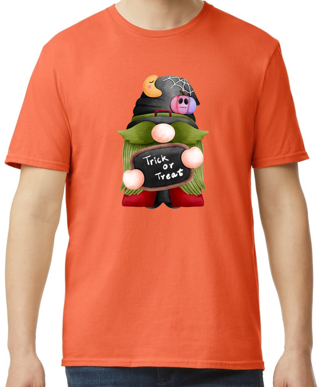 Halloween Trick or Treat Gnome T-Shirt
