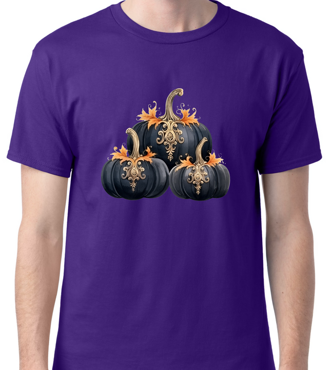 Victorian Black Pumpkin T-Shirt